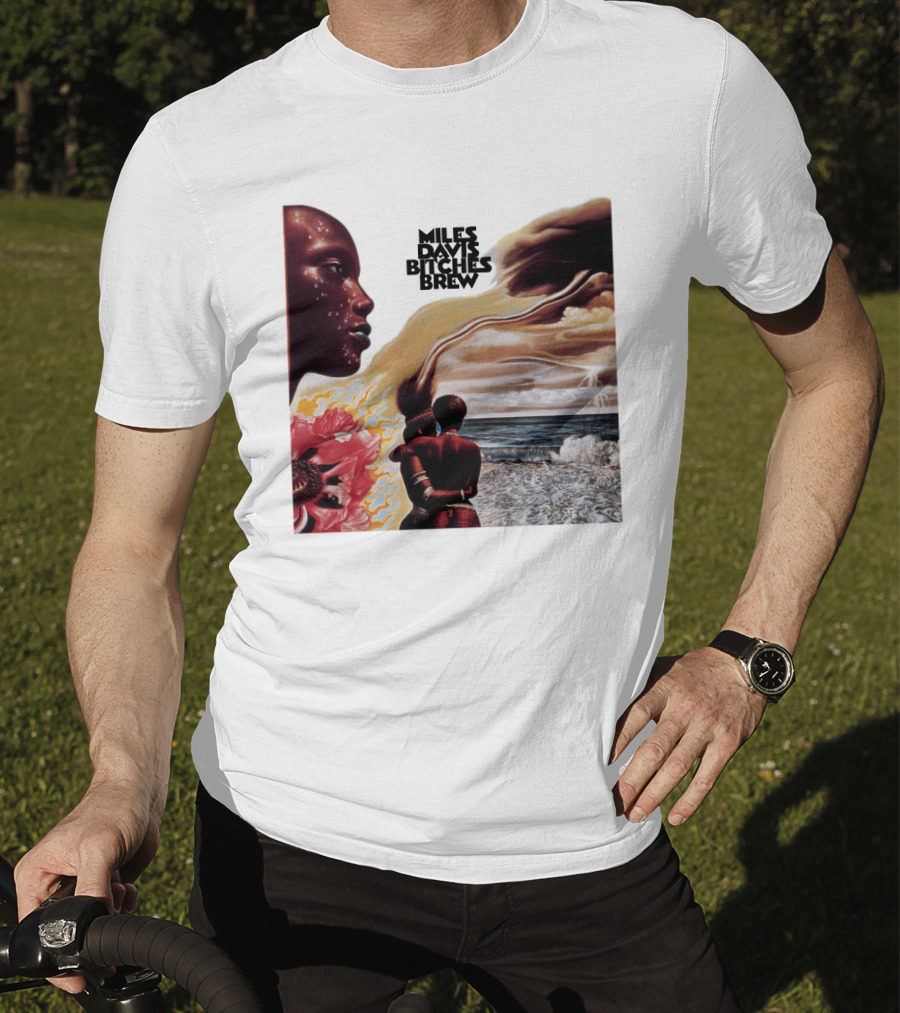 Miles Davis Bitches Brew Album Cover Art T-Shirt