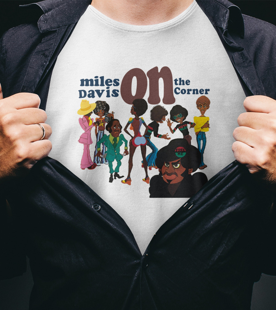 Miles Davis On The Corner Characters T-Shirt