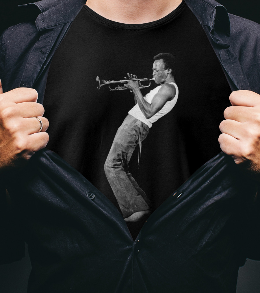 Jazz Musician Trumpet Player Iconic Performance T-Shirt