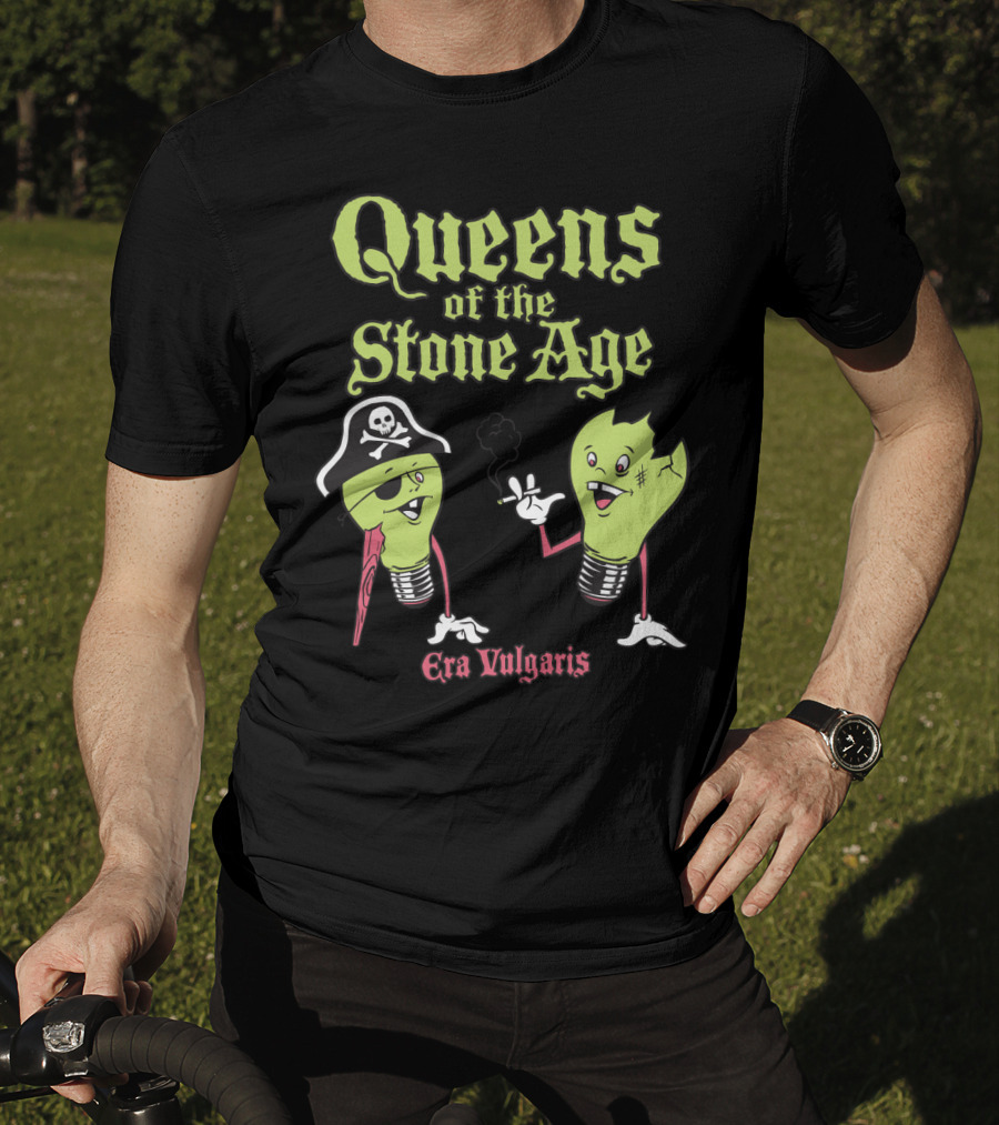 Queens Of The Stone Age Era Vulgaris Pirate Light Bulbs T-Shirt