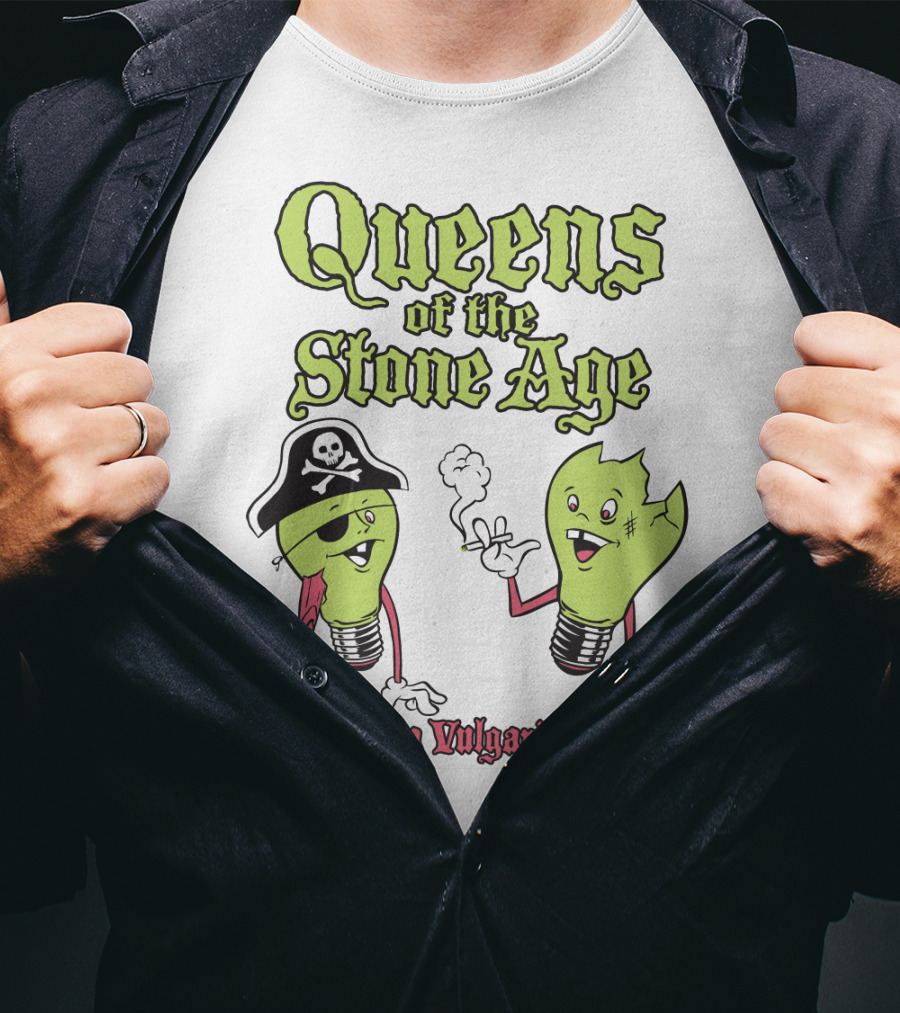 Queens Of The Stone Age Era Vulgaris Lightbulbs T-Shirt