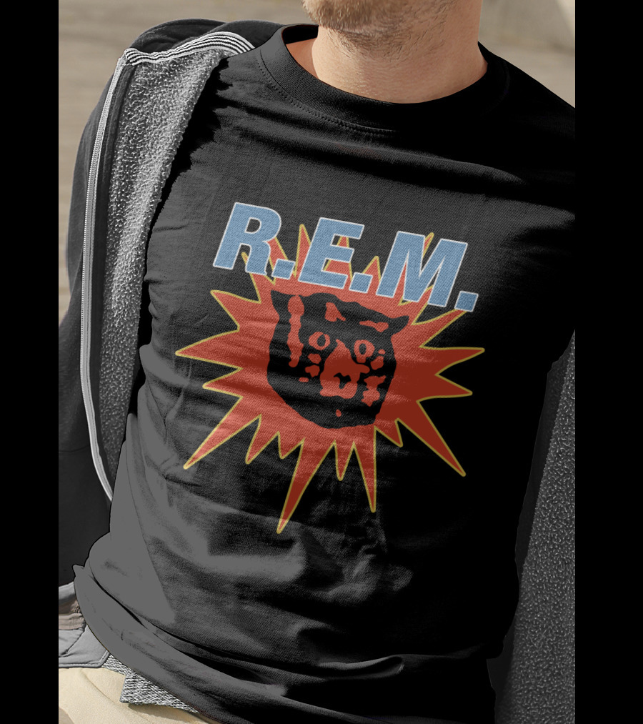 R.e.m. Bright Orange Lion Burst T-Shirt