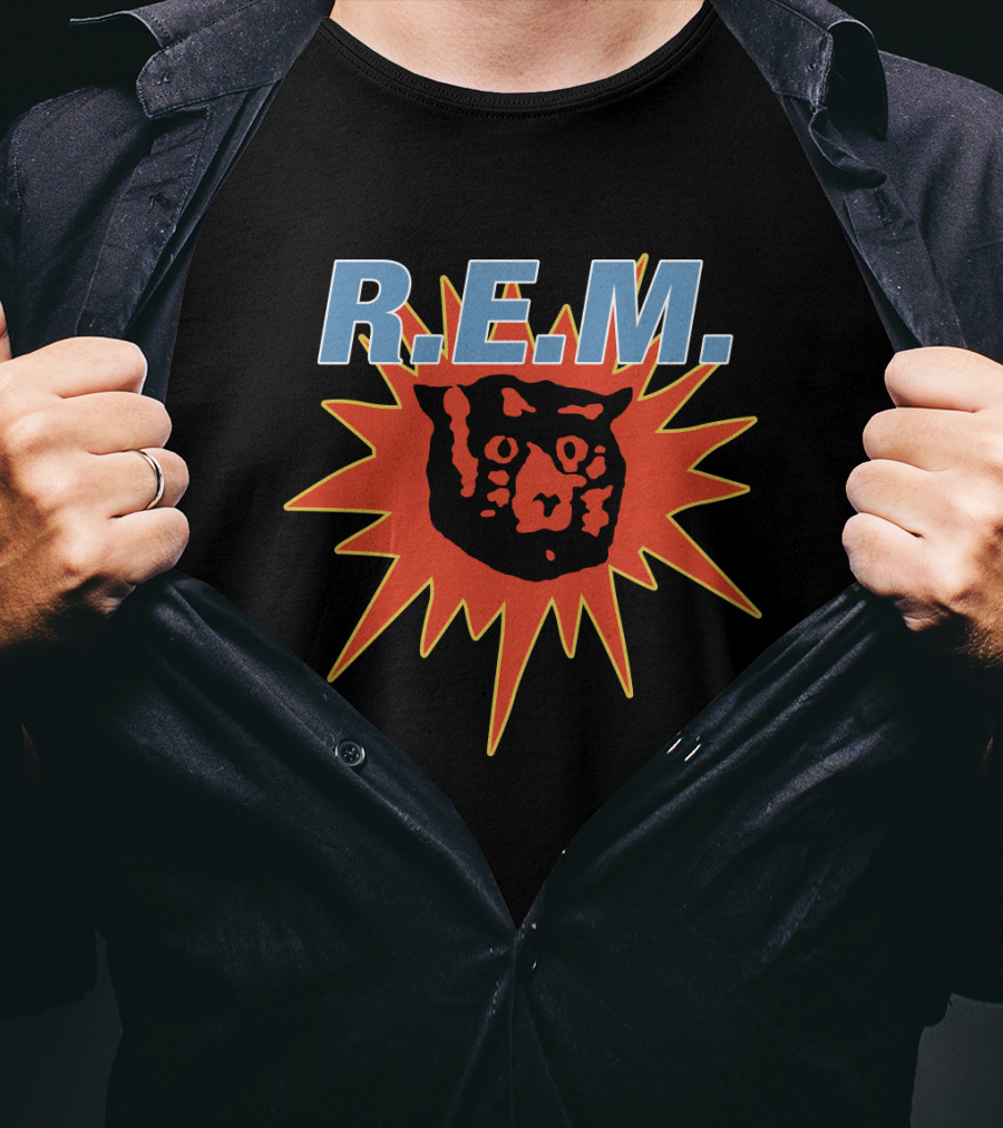 R.e.m. Bright Orange Lion Burst T-Shirt