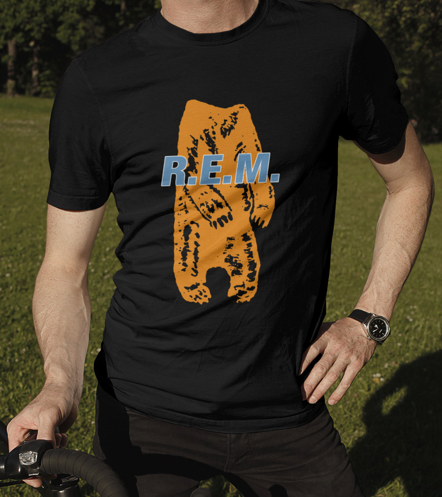 R.e.m. Bear Orange Print T-Shirt