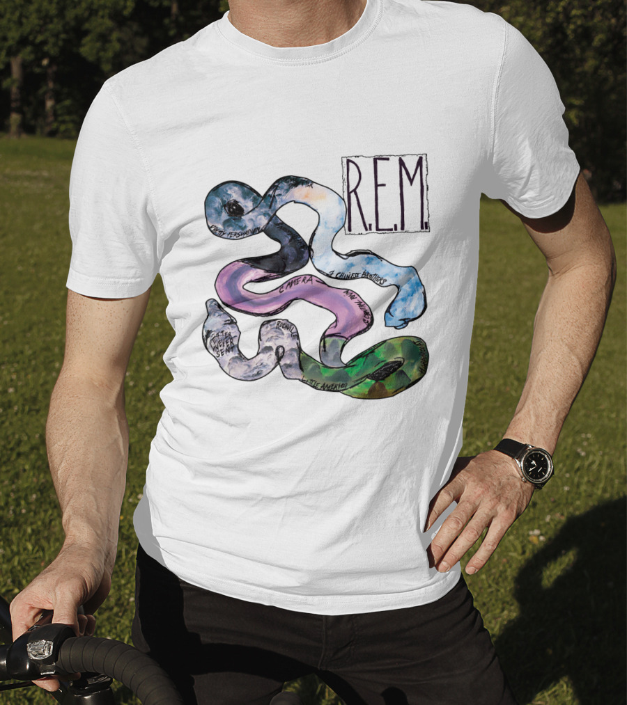 R.e.m. Album Artwork With Track Titles Elements T-Shirt