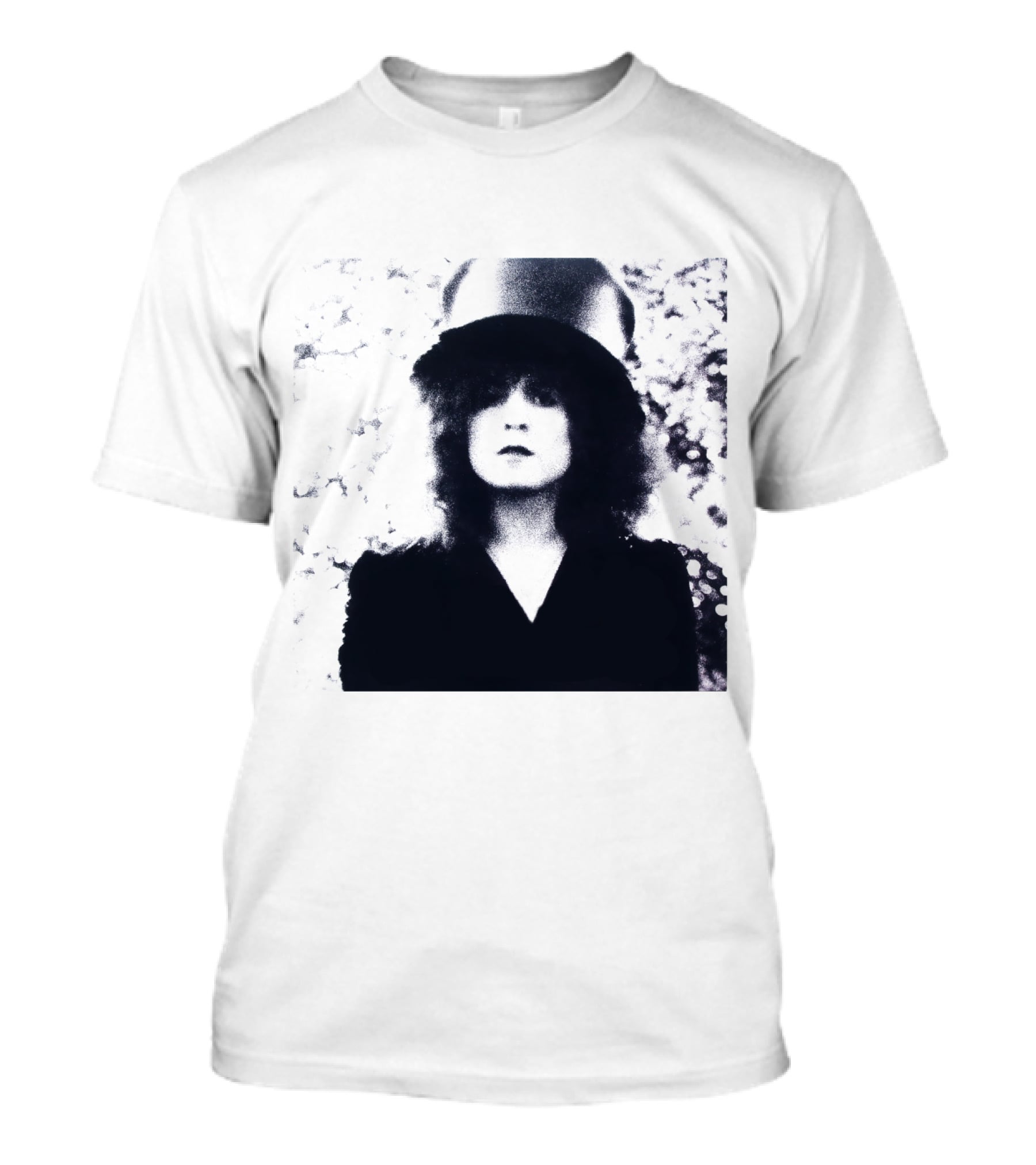 Marc Bolan Top Hat Monochrome Portrait Trx T-Shirt