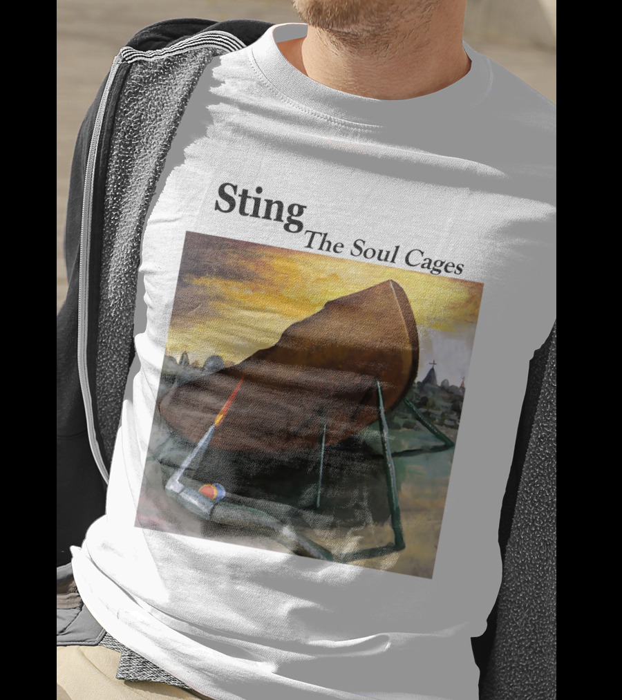 Sting The Soul Cages Album Cover Art T-Shirt