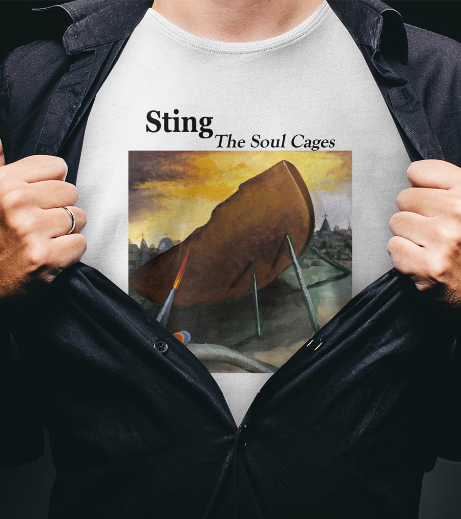 Sting The Soul Cages Album Cover Art T-Shirt