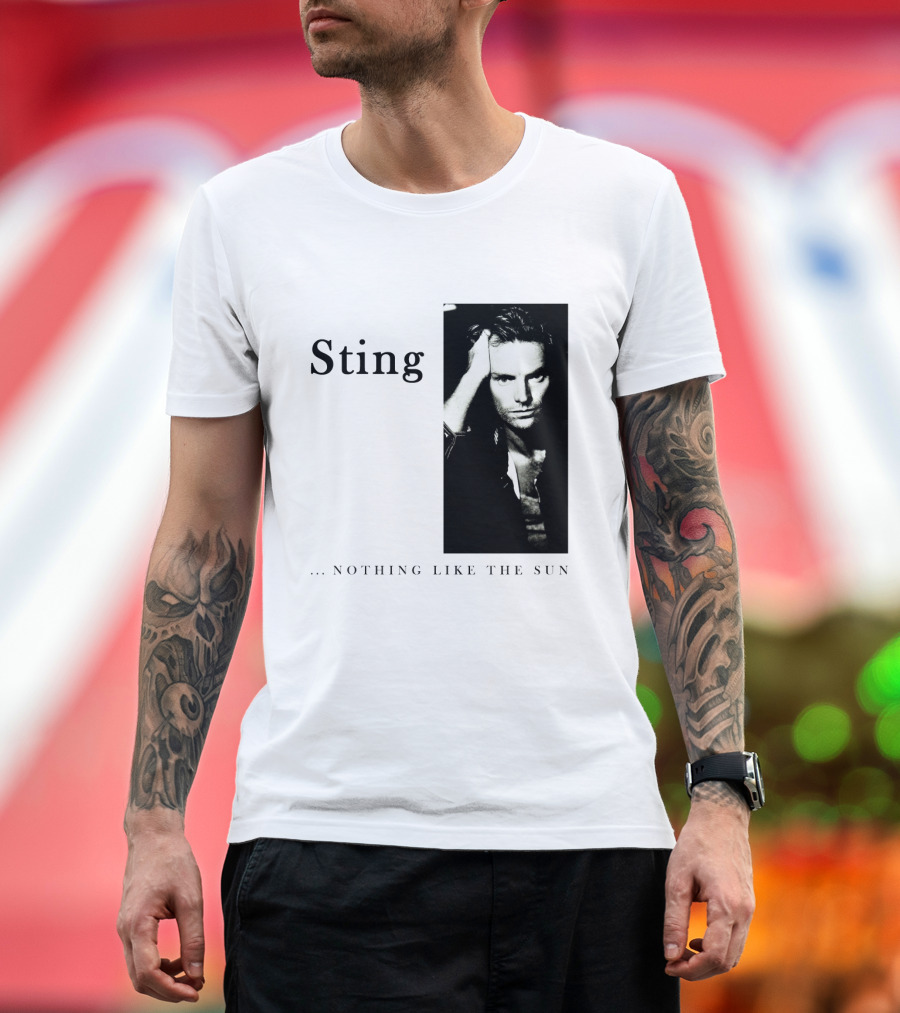 Sting ...Nothing Like The Sun Album Cover T-Shirt
