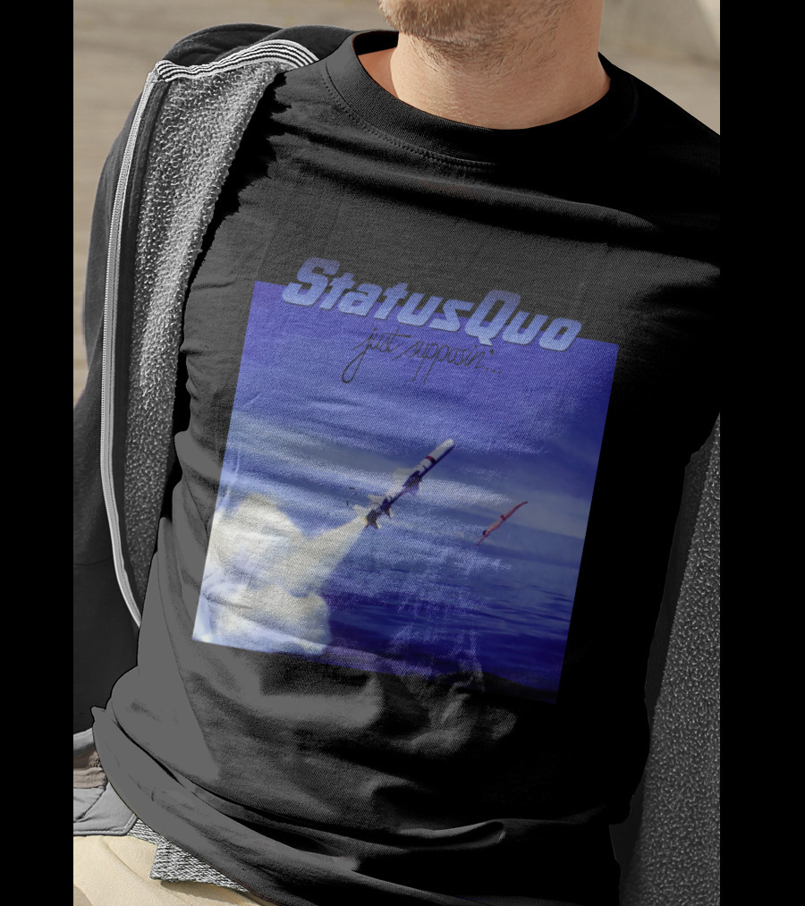 Status Quo Just Supposin. Ocean Rocket Launch T-Shirt