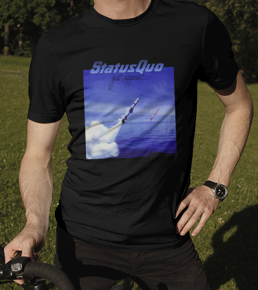 Status Quo Just Supposin. Ocean Rocket Launch T-Shirt