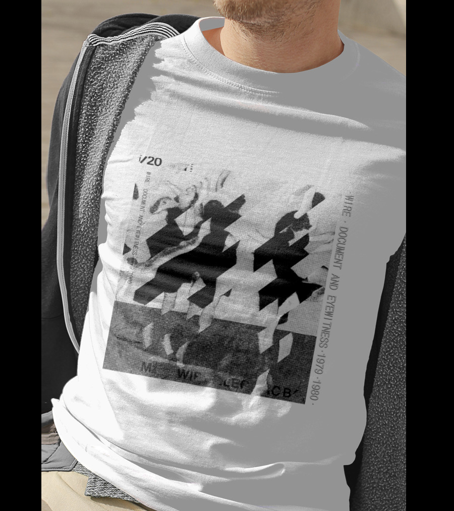 Wire Document And Eyewitness 1979 1980 V/20 M LE CB T-Shirt