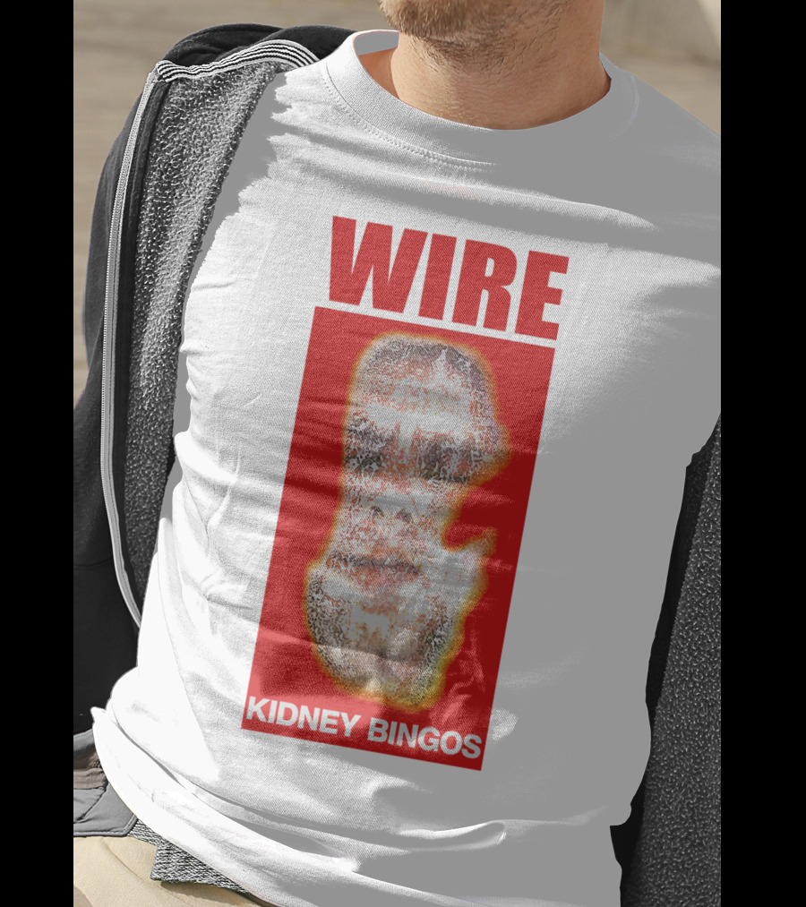WIRE Kidney Bingos Red Face T-Shirt