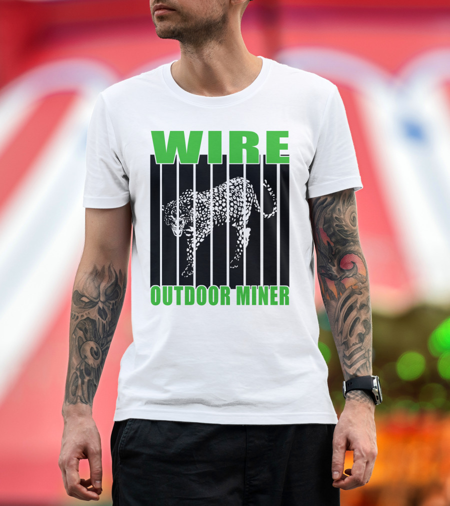 WIRE Outdoor Miner Leopard Bars T-Shirt