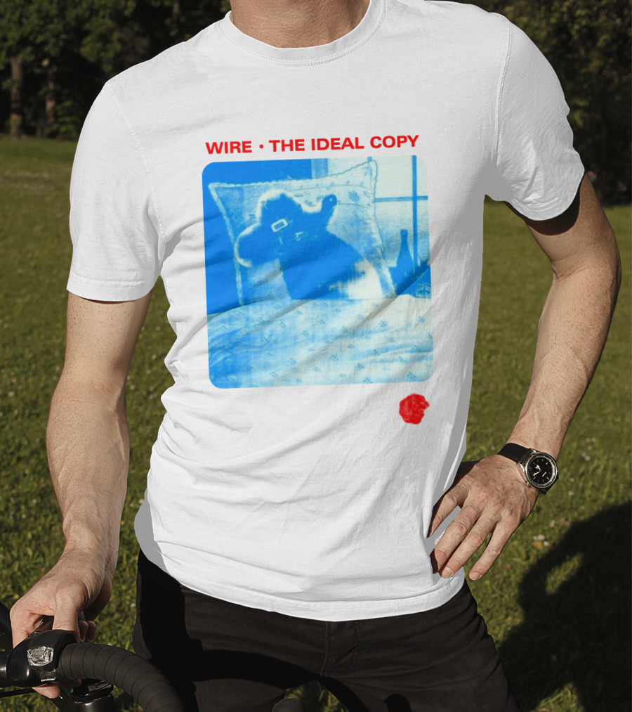 Wire The Ideal Copy Blue Dog On Pillow T-Shirt