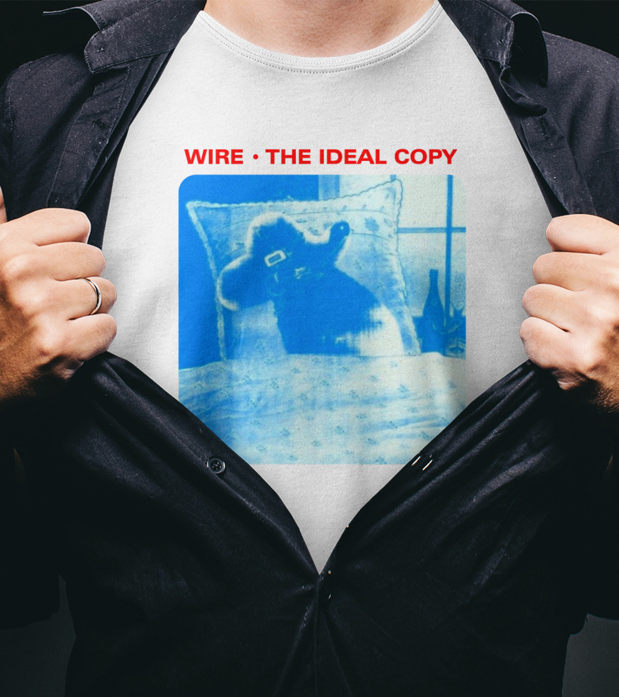 Wire The Ideal Copy Blue Dog On Pillow T-Shirt