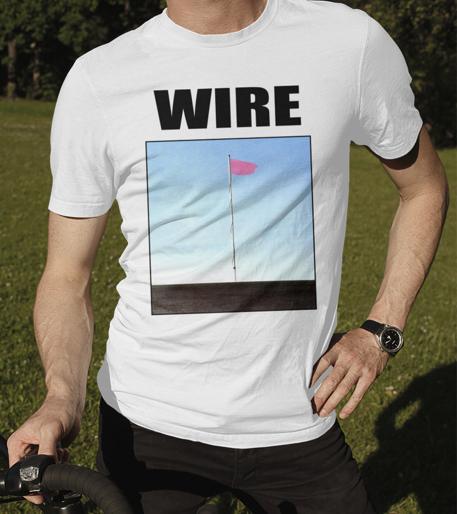 Wire Pink Flag Iconic Album Cover T-Shirt