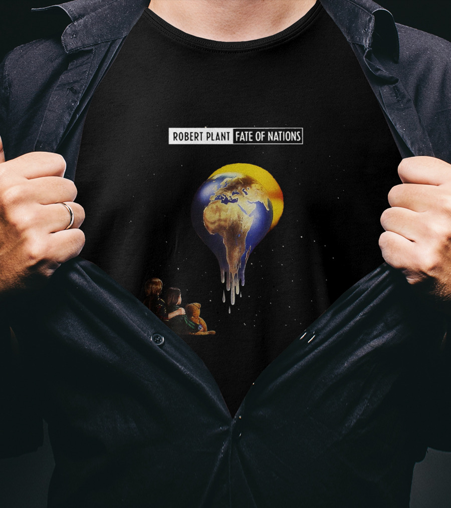 Robert Plant Fate Of Nations Melting Earth T-Shirt
