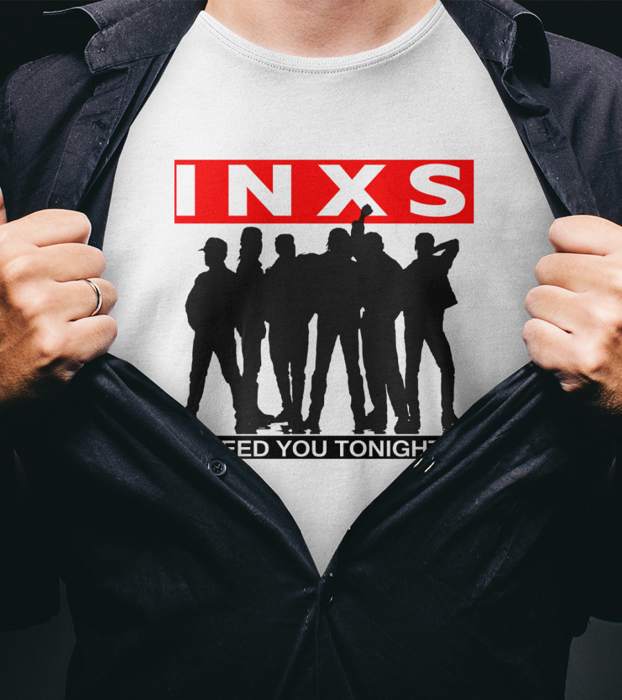 Inxs Need You Tonight Silhouette Band Members T-Shirt