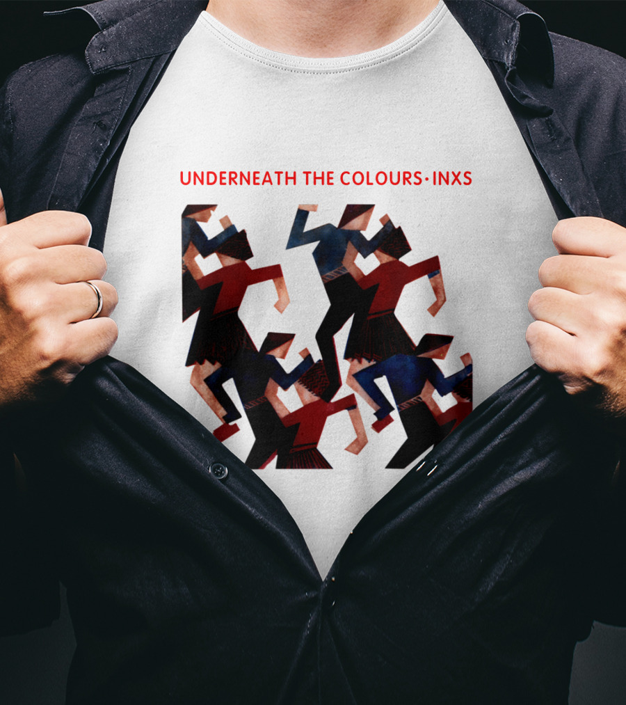 INXS Underneath The Colours Dance Figures T-Shirt