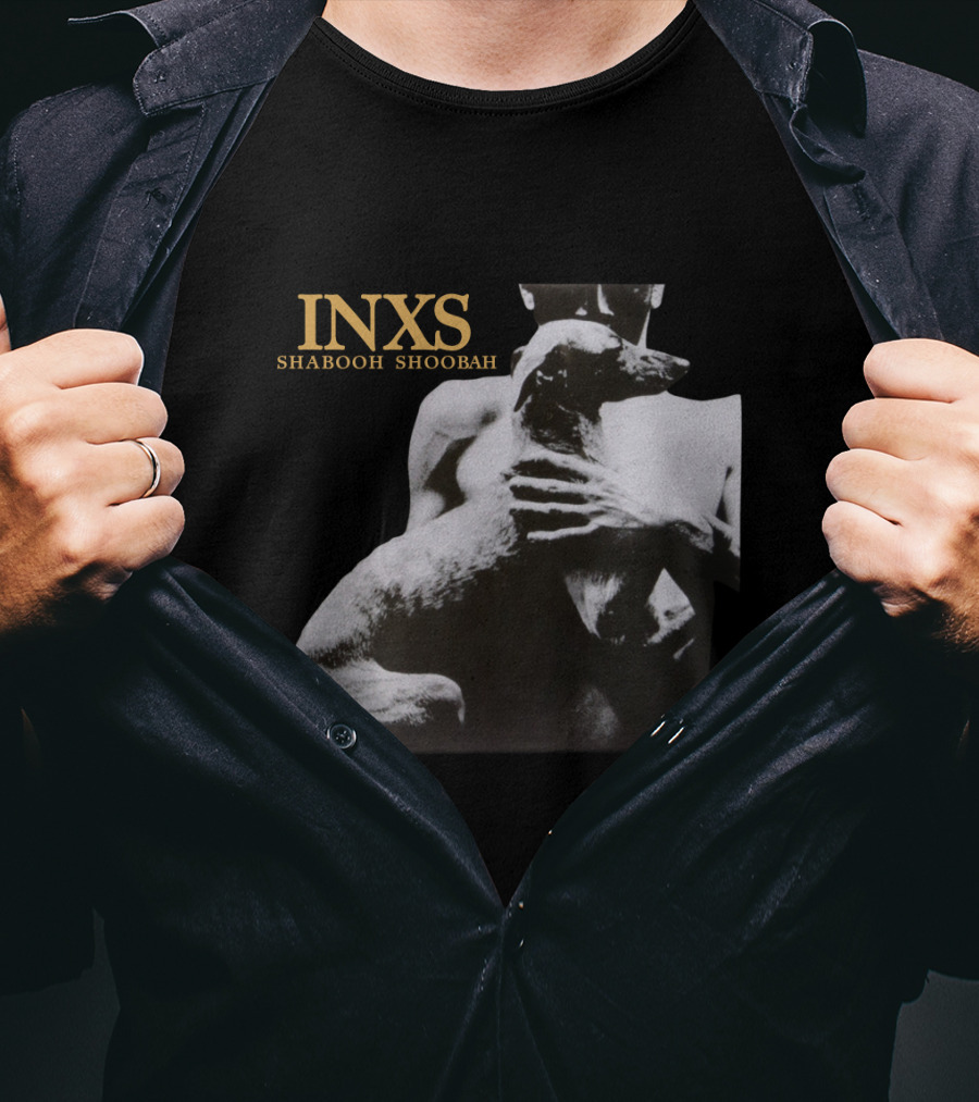 INXS Shabooh Shoobah Album Cover With Dog And Human T-Shirt