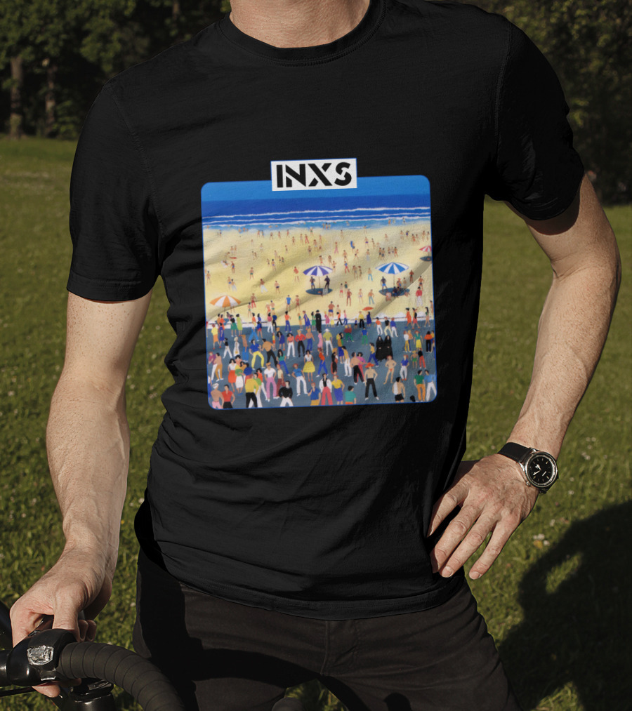 INXS Bondi Beach Crowd T-Shirt