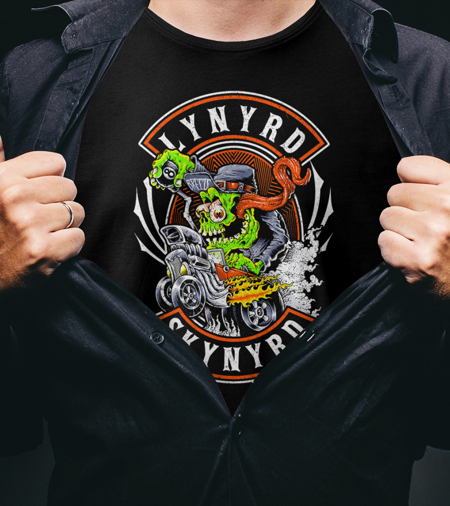 Lynyrd Skynyrd Monster Hot Rod T-Shirt