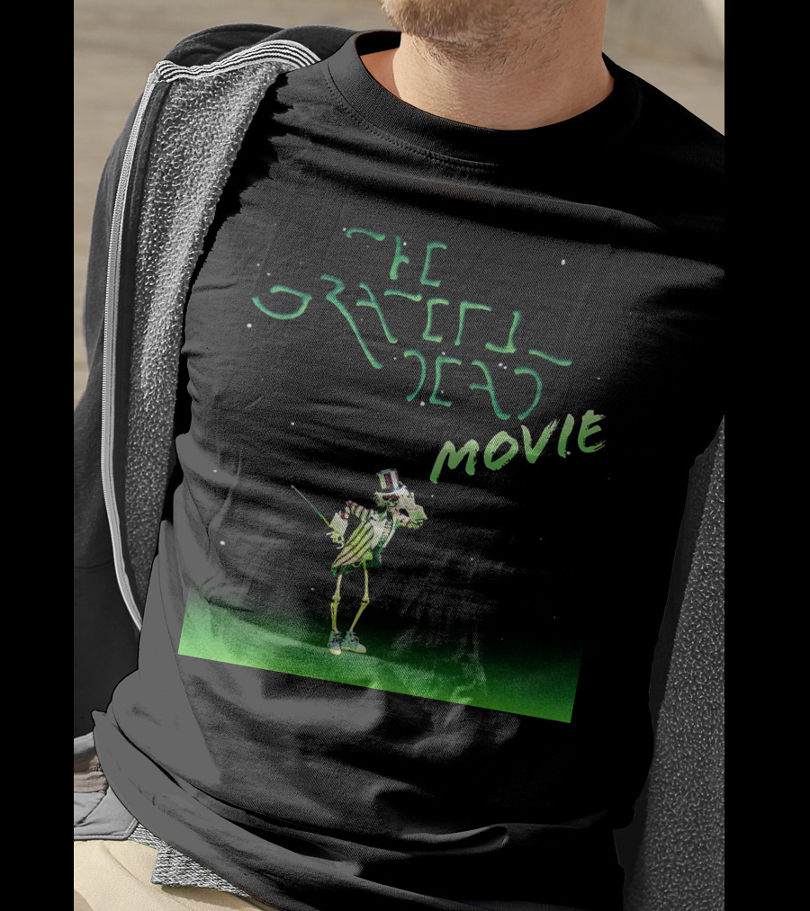 The Grateful Dead Movie Skeleton With Top Hat And Cane T-Shirt