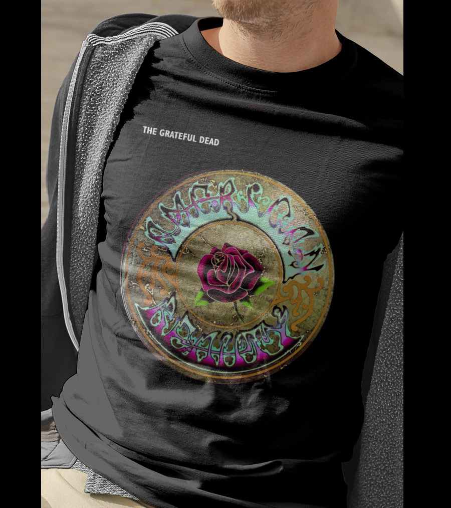 The Grateful Dead American Beauty Rose Circle T-Shirt