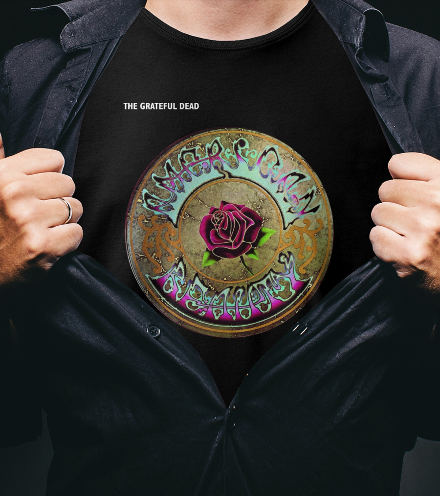 The Grateful Dead American Beauty Rose Circle T-Shirt