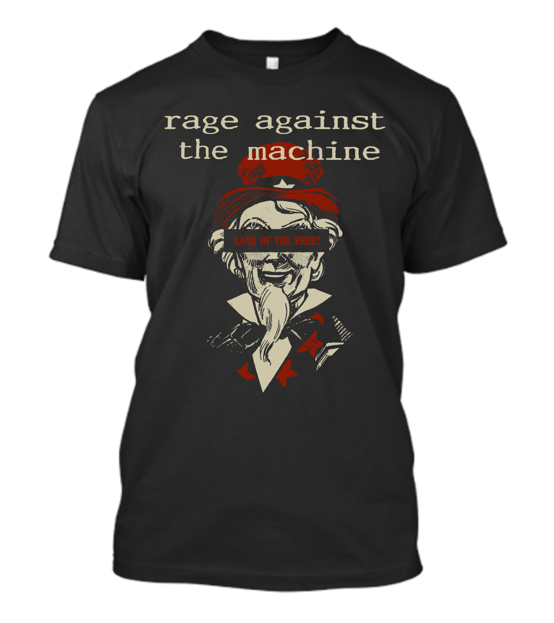 Rage Against The Machine Land Of The Free? Uncle Sam T-Shirt
