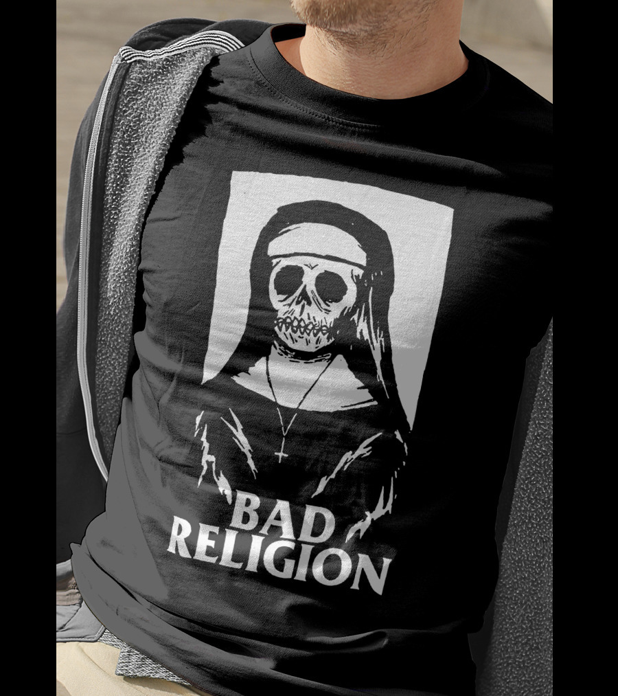Bad Religion Skull Nun T-Shirt