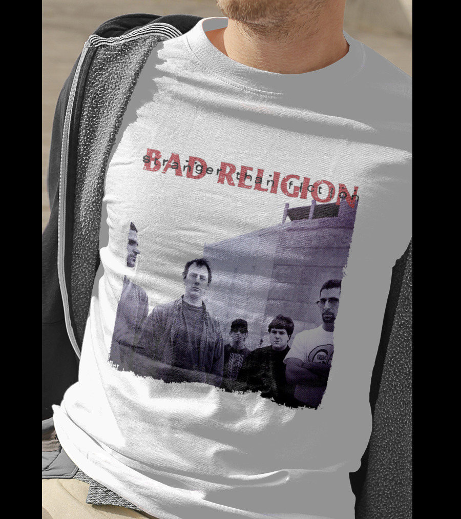 Bad Religion Band Photo На Тёмном Фоне T-Shirt