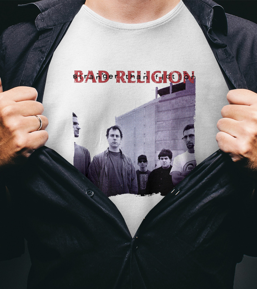 Bad Religion Band Photo На Тёмном Фоне T-Shirt