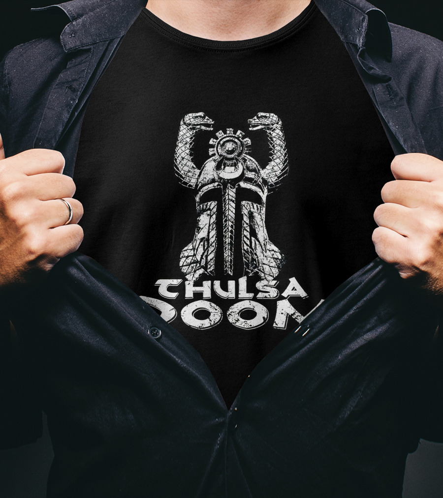 Thulsa Doom Snake Helmet Conan T-Shirt