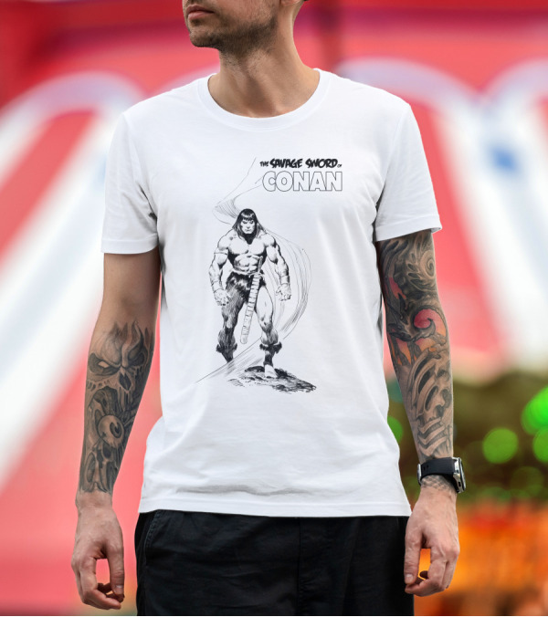 Premium T-Shirt: The Savage Sword of Conan T-Shirt The Savage Sword of Conan T-Shirt