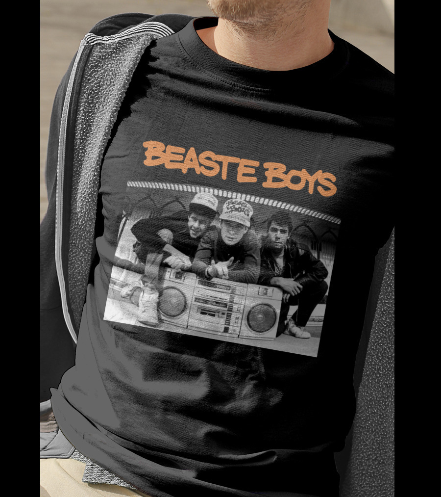 Beaste Boys With Hip-Hop Trio And Boombox T-Shirt