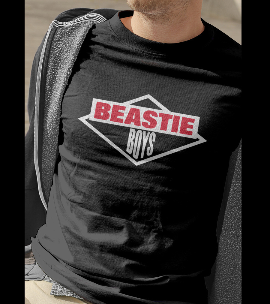 Beastie Boys Logo Diamond Shape Red White T-Shirt