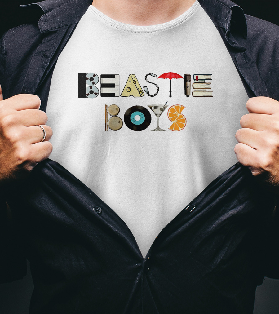 Beastie Boys Musical Icons And Elements T-Shirt
