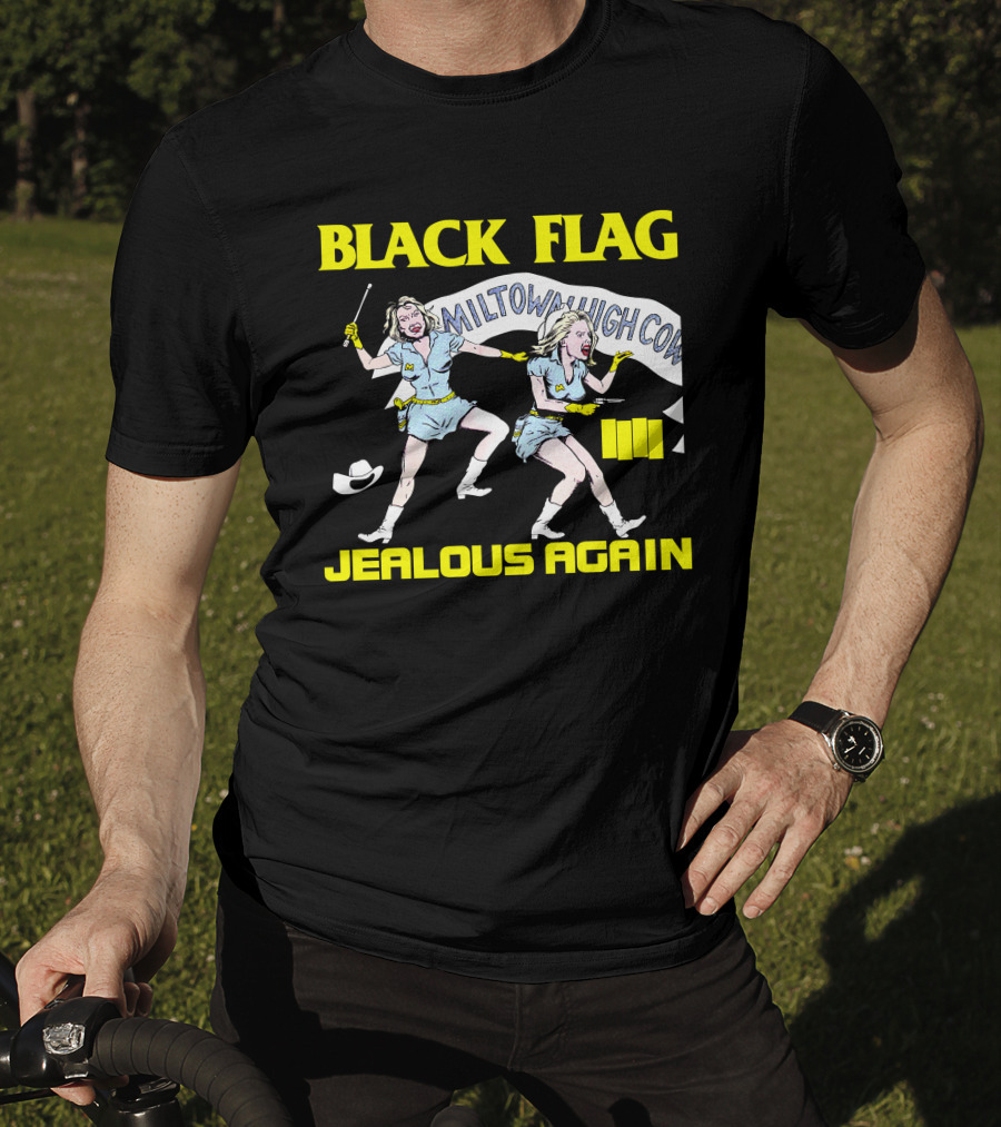 Black Flag Jealous Again Miltown High Co T-Shirt