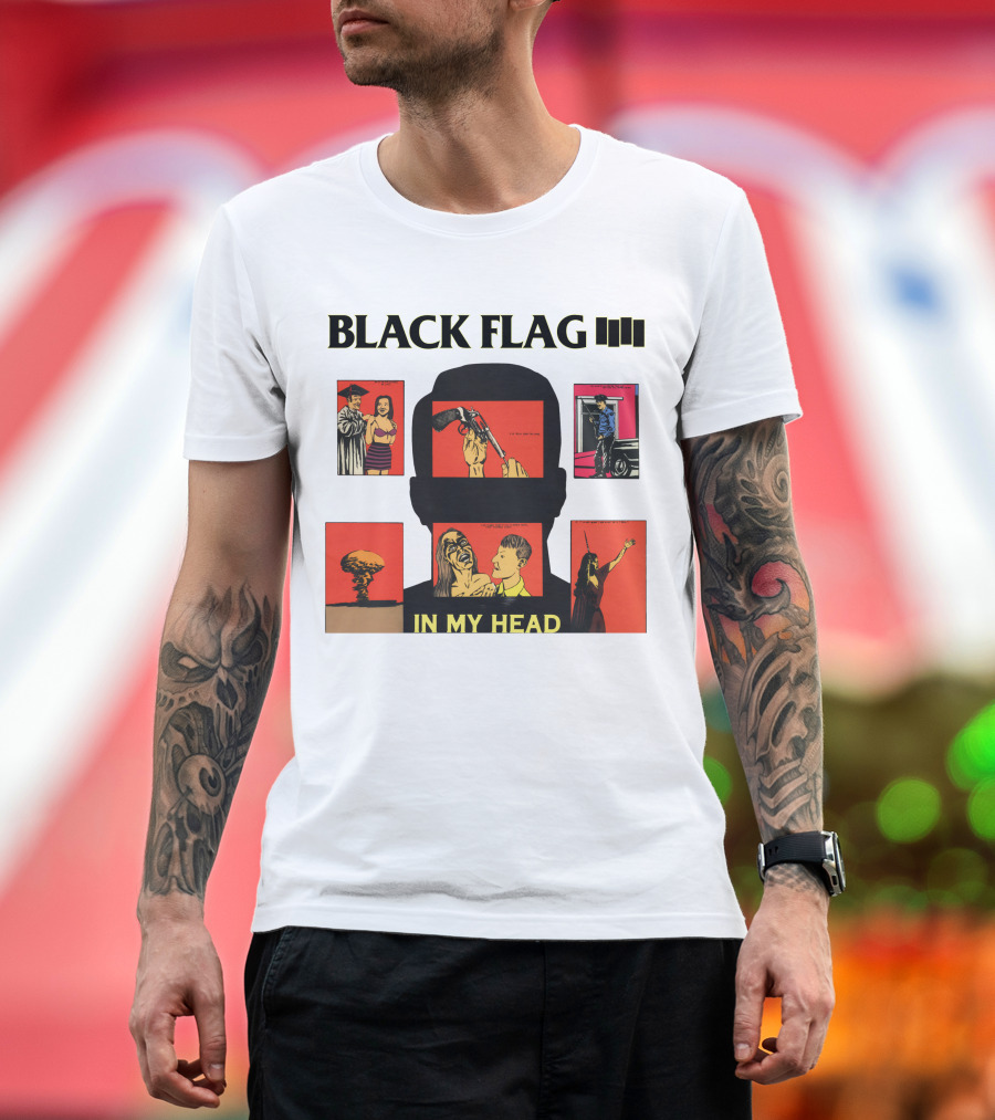 Black Flag In My Head T-Shirt