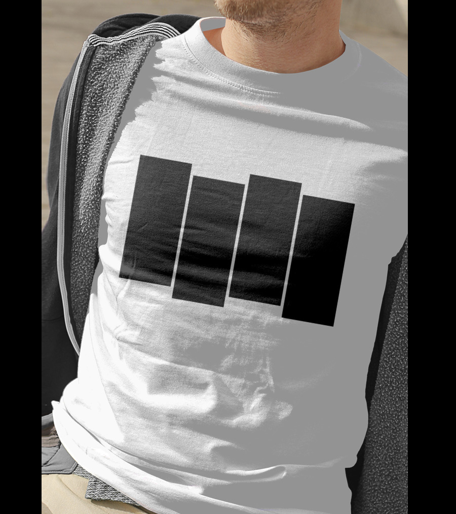 Four Bars Iconic Symbol T-Shirt