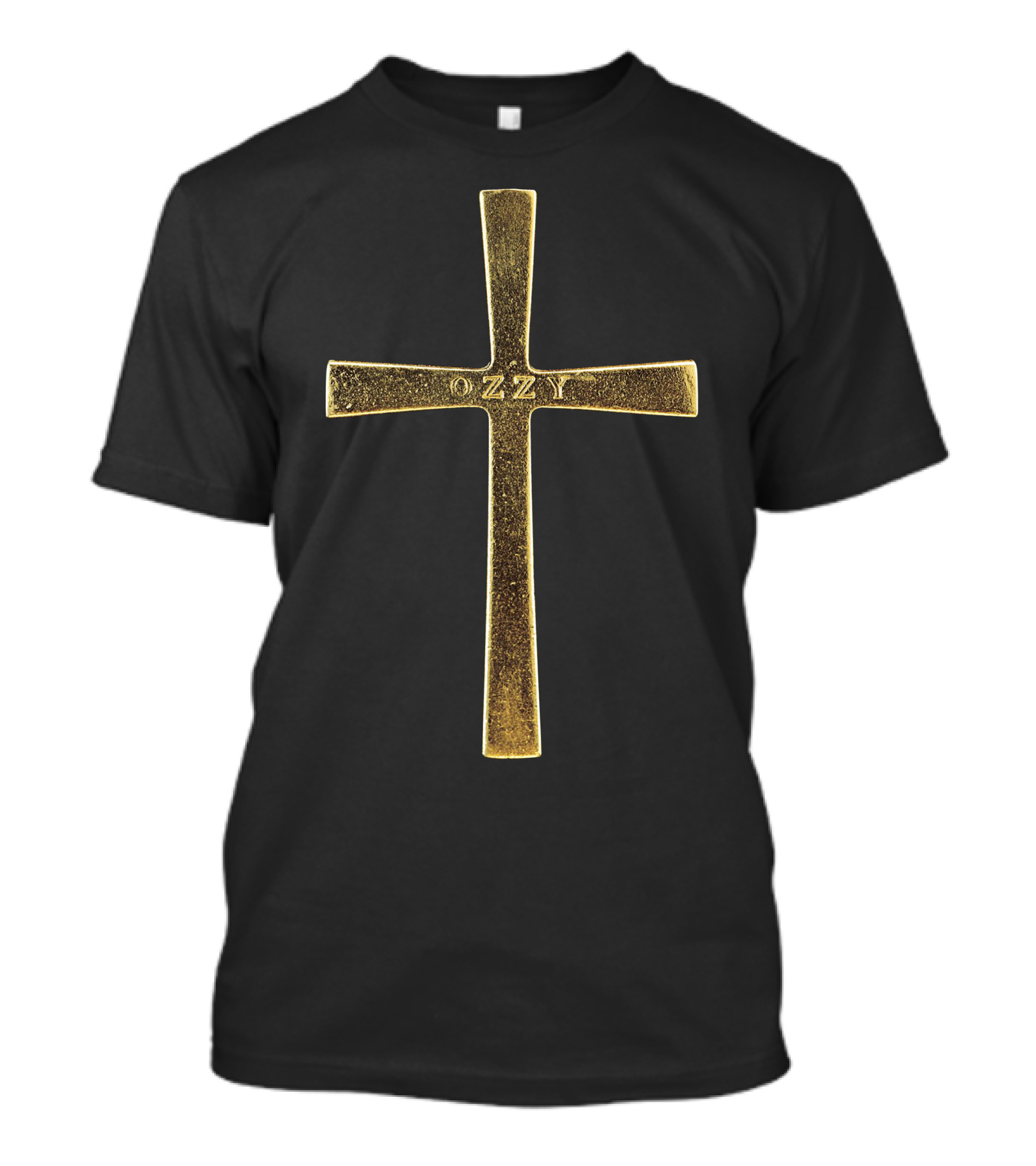 Ozzy Gold Cross T-Shirt