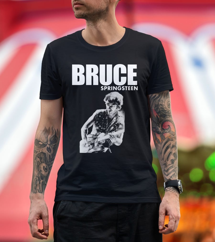 Bruce Springsteen Rock Music Brs T-Shirt