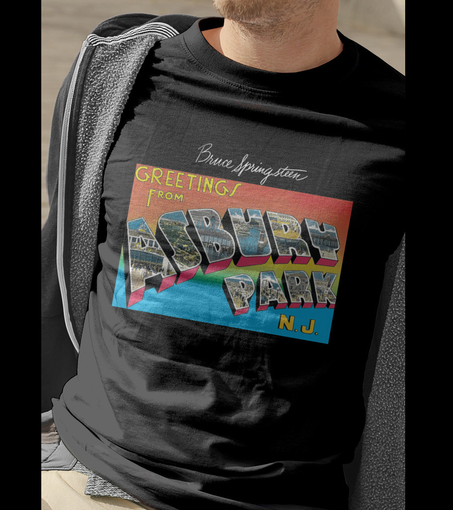 Bruce Springsteen Greetings From Asbury Park N.j. T-Shirt