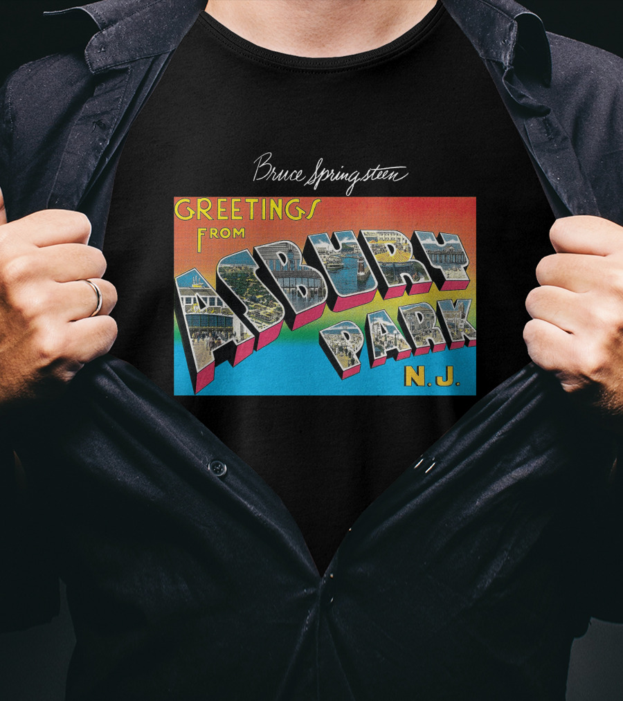 Bruce Springsteen Greetings From Asbury Park N.j. T-Shirt