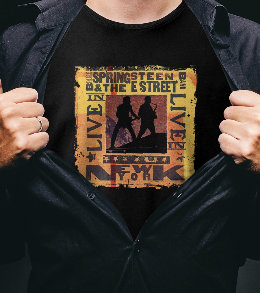 Bruce Springsteen & The E Street Band Live In New York T-Shirt