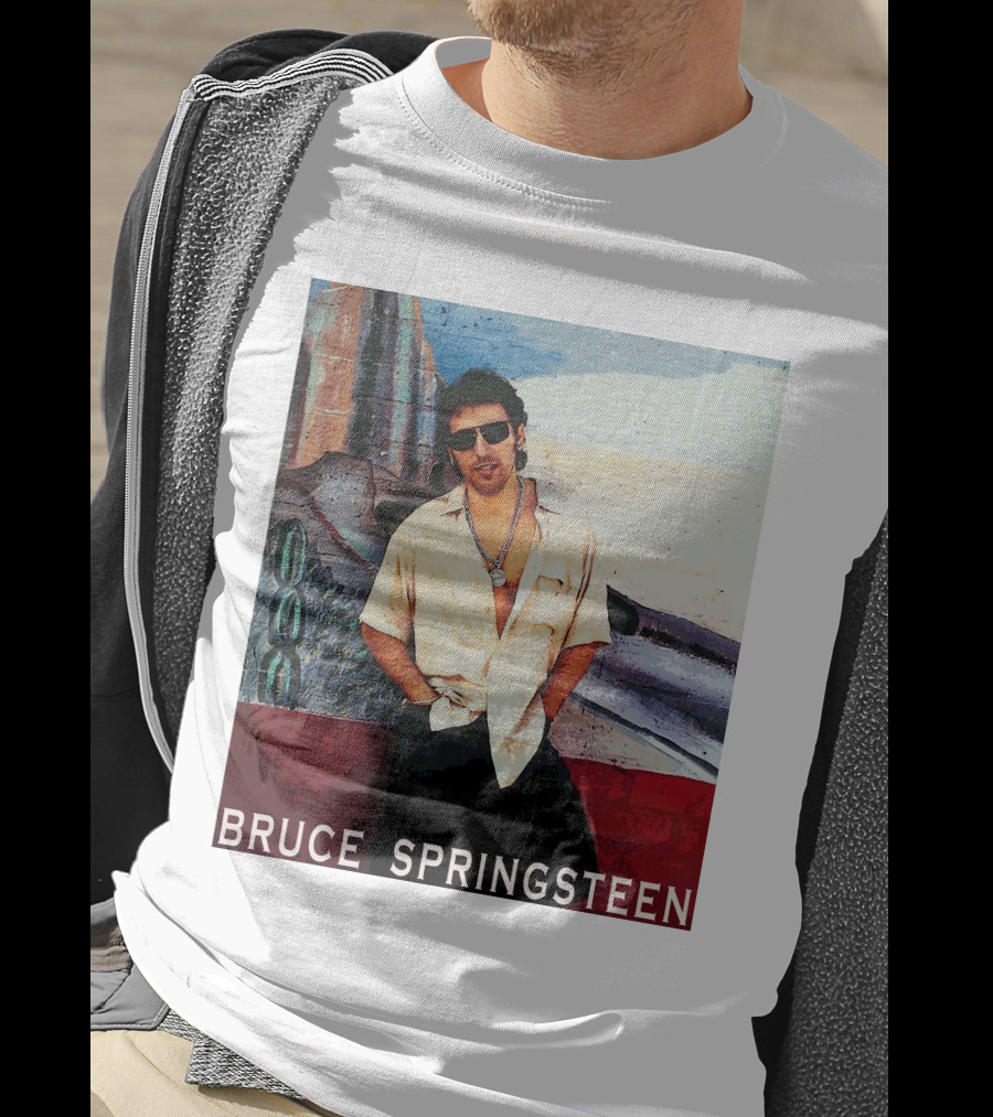 Bruce Springsteen Retro Sunglasses Style Music Legend T-Shirt
