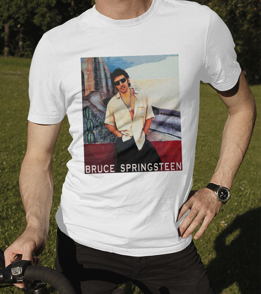 Bruce Springsteen Retro Sunglasses Style Music Legend T-Shirt