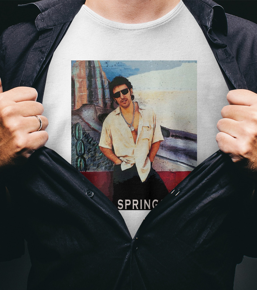 Bruce Springsteen Retro Sunglasses Style Music Legend T-Shirt